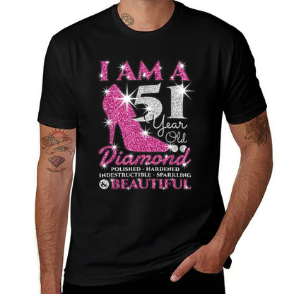 I Am A 51 Year Old Diamond, Womens 51st Birthday  Classic T-Shirt