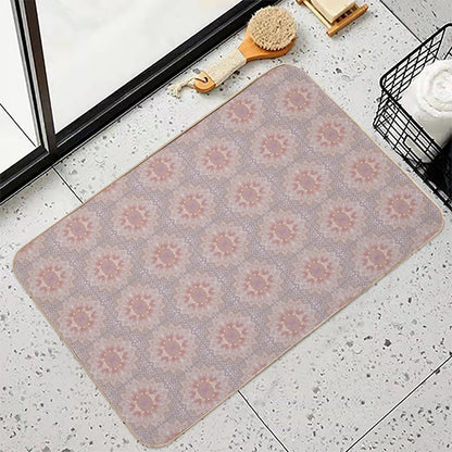 Mandala Earthtones  Non-Slip Bath Mat