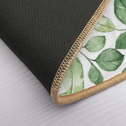 Watercolor Leaves  Versatile Bath Mat