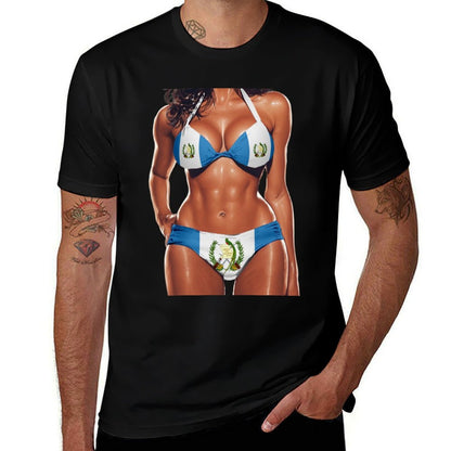 Guatemalan Women Bikini Outfit Heritage Guatemala  Eco-friendly Material T-Shirt