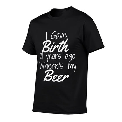 21st Birthday Mom of 21 Year Old Son Daughter Birthday Sweatshirt  Relaxed-fit T-Shirt