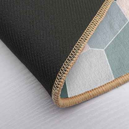 Seashell Colors Coastal Vibes Abstract Seashells And Beach Pebbles Mosaic 2 of 4  Eco-Friendly Bath Mat