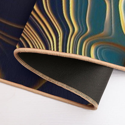 Peacock Ocean  Fade-Resistant Bath Mat