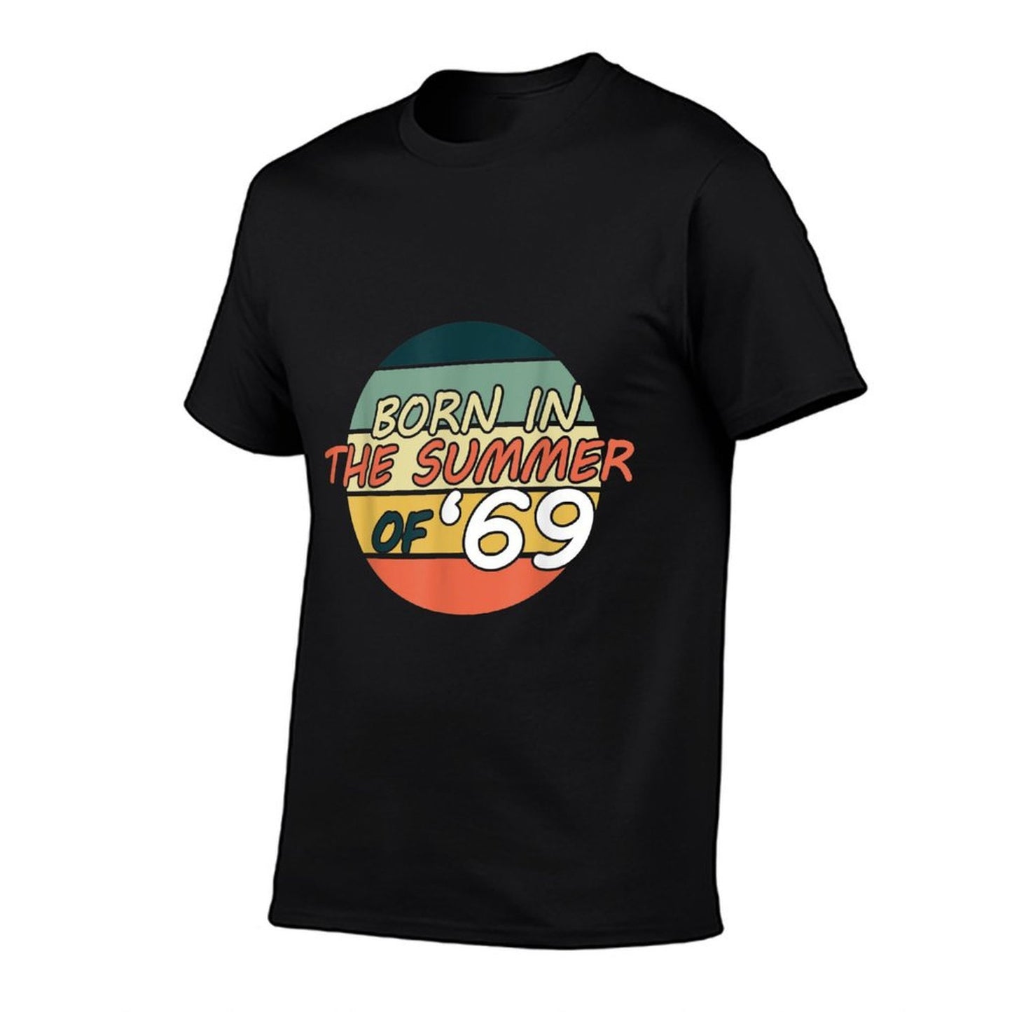 Born In The Summer Of 1969 50th Birthday Vintage  High-quality Stitching T-Shirt