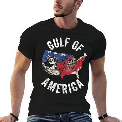 Gulf of United States of America Tagless Design T-Shirt