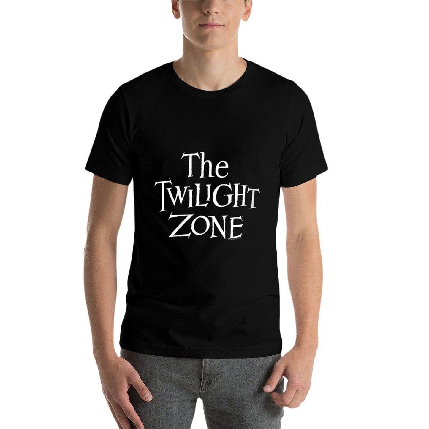 The Twilight Zone Logo  Summer-ready Fabric T-Shirt