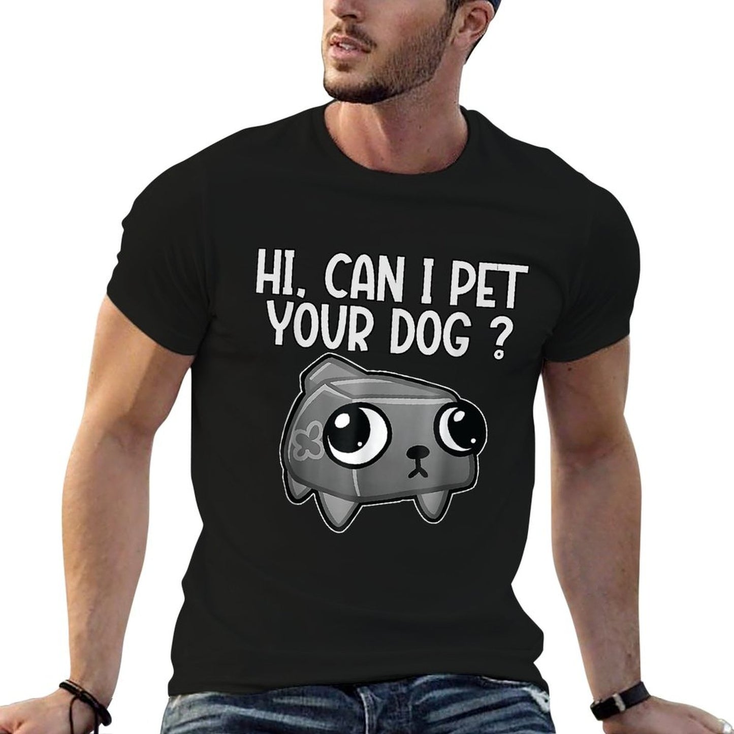 Dandy's World Pebble  Can I Pet Your Dog Dandy's World Versatile T-Shirt