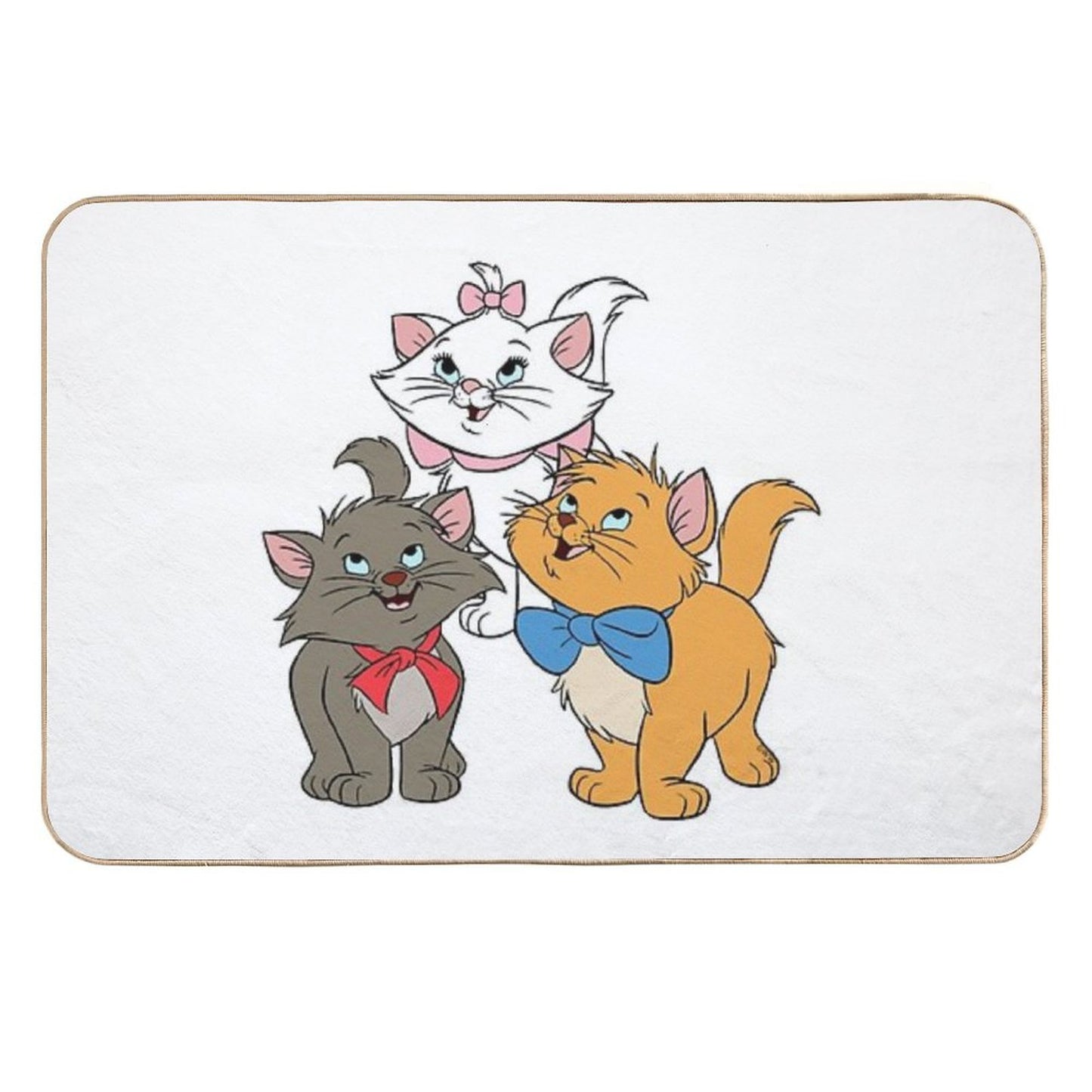 Marie Cat Aristocats  Non-Slip Bath Mat