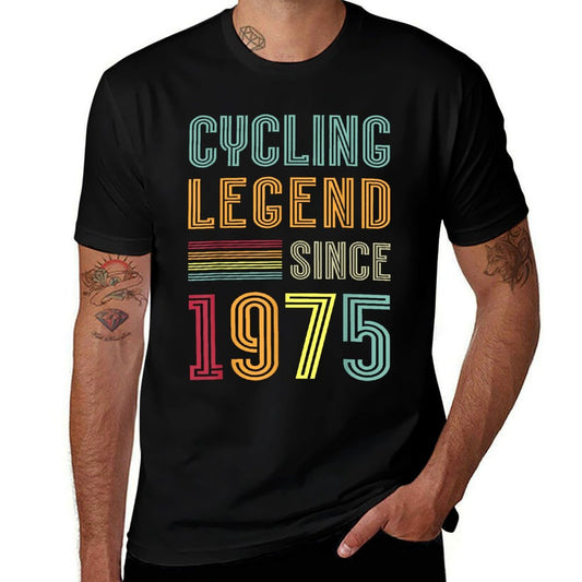 Cycling Legend 1975 Bicycle Sports 50th Birthday Cyclist  Moisture-wicking T-Shirt