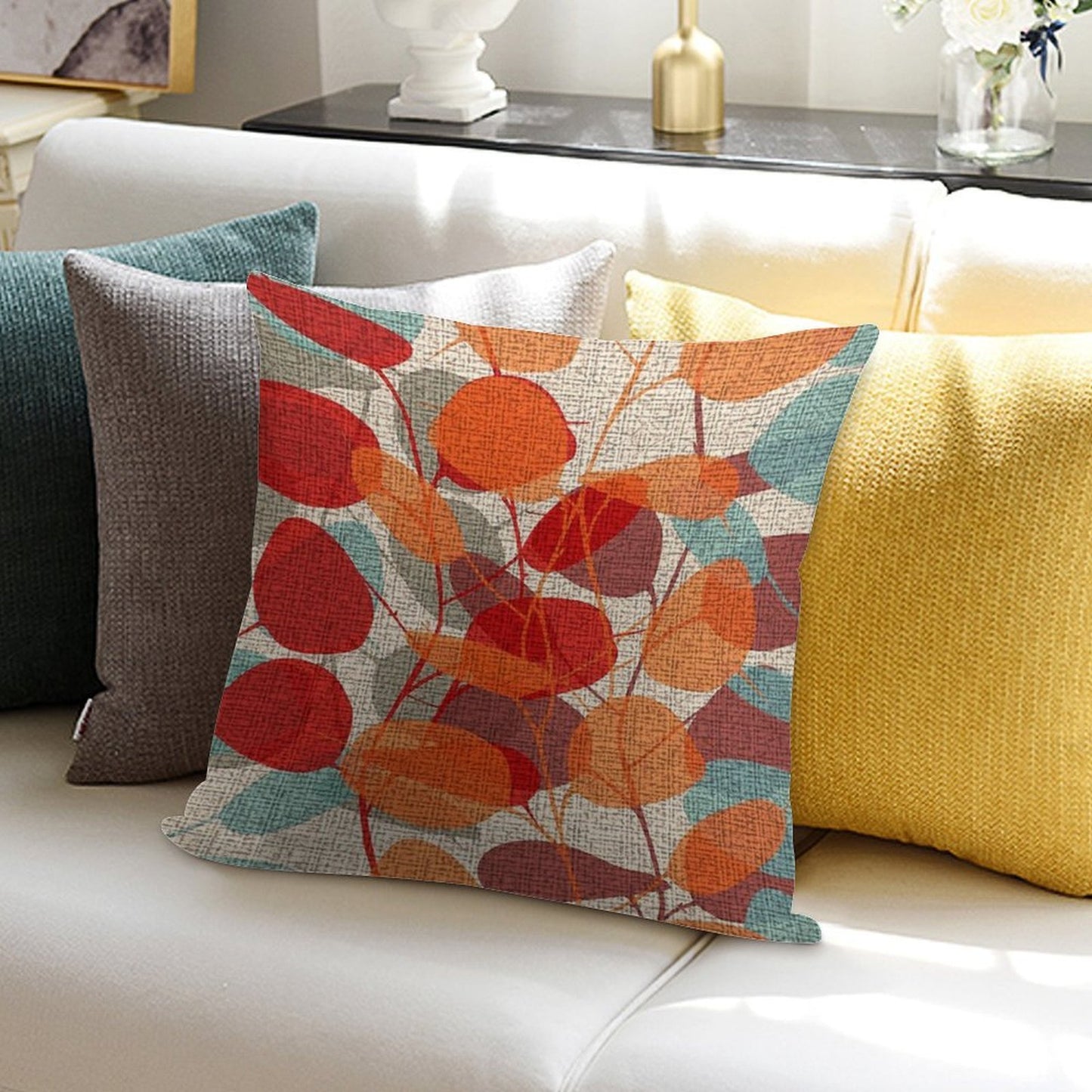 Lunaria Soft Washable Throw Pillow