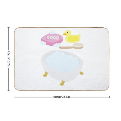Bathroom Set  Long-Lasting Bath Mat