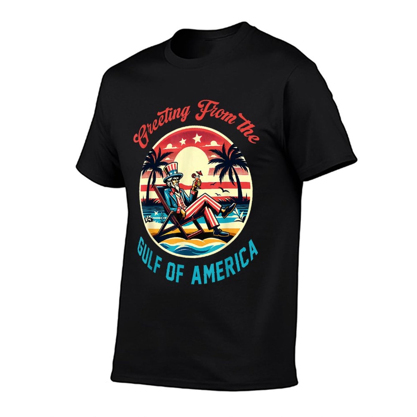 Greeting From The Gulf Of Usa America Trump Patriotic Gulf Moisture-wicking T-Shirt