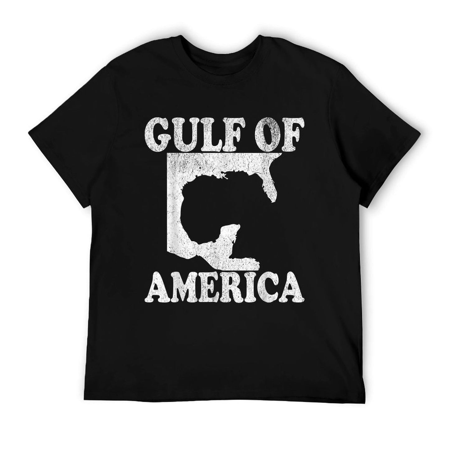 Vintage Gulf of USA America Funny USA Flag Soft T-Shirt