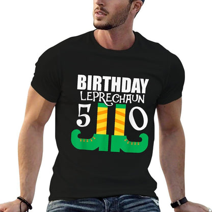 St. Patrick's Day Leprechaun 50th Birthday  Wrinkle-resistant T-Shirt