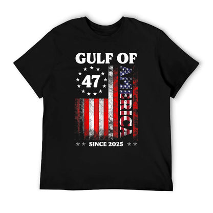 Gulf of USA America Funny Vintage USA Flag Classic T-Shirt