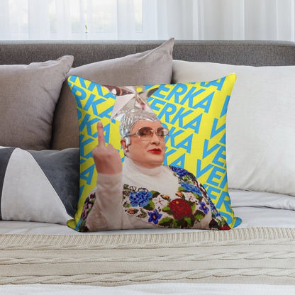 Verka Serduchka Soft Skin-Friendly Throw Pillow