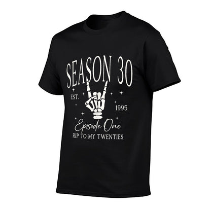 30th for Women 1995 Funny RIP 20s Death To My 20s Dirty 30  Heathered Texture T-Shirt
