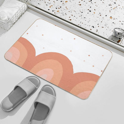 Cute Aesthetic Design  Odorless Bath Mat