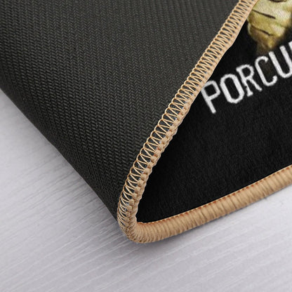 Retro Vintage Porcupine Tree Retro Wave  Dirt-Trapping Bath Mat