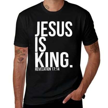 Jesus Is King Bible Scripture Quote Christian  Classic T-Shirt