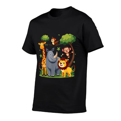 Forest Animals Jungle Animal Idea For Kids & Animal Themed  Versatile T-Shirt