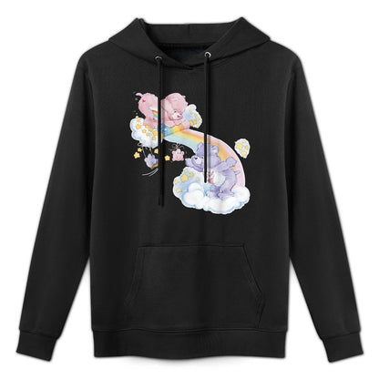 Care Bears Cheer  Share Rainbow Waterfall Casual Wear Hoodie