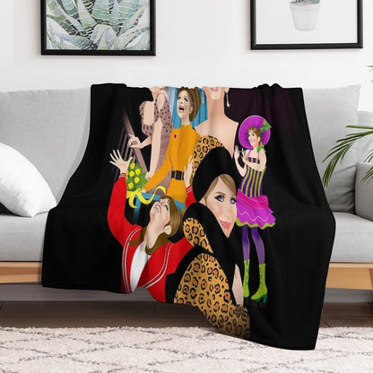 Funny Shrink-resistant Throw Blanket