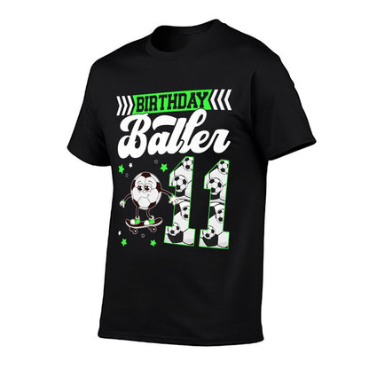 11th Soccer Birthday Party Eleven Year Old Soccer Player Premium  Quick-drying T-Shirt