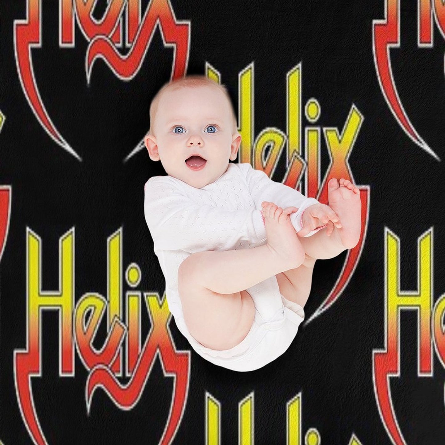 Helix Band Logo Multi-functional Throw Blanket