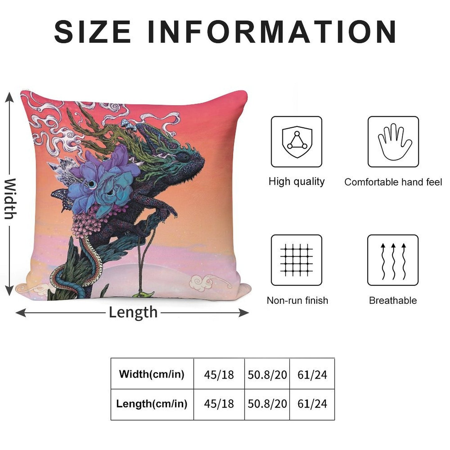 Phantasmagoria Soft Style Accent Throw Pillow