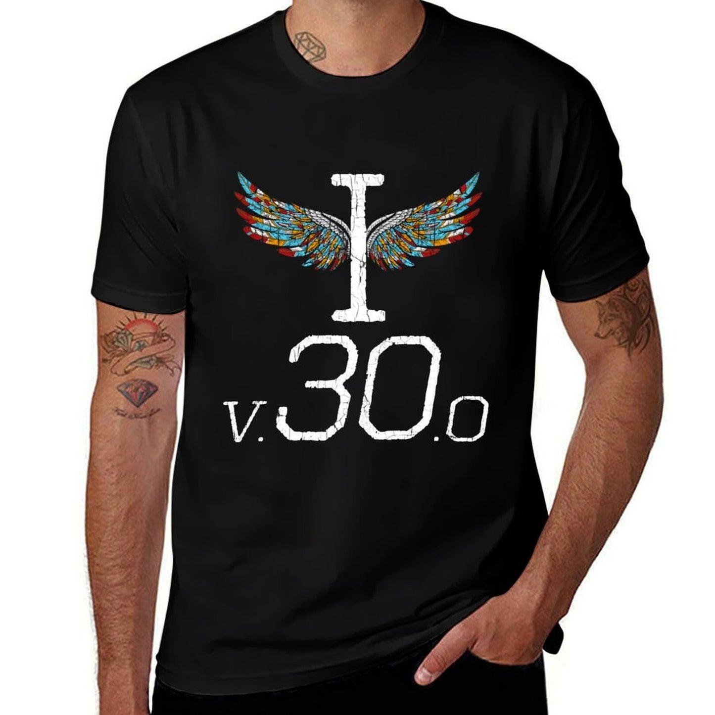 Funny 30th Birthday for Men Women Thirty I Version 30  Relaxed-fit T-Shirt