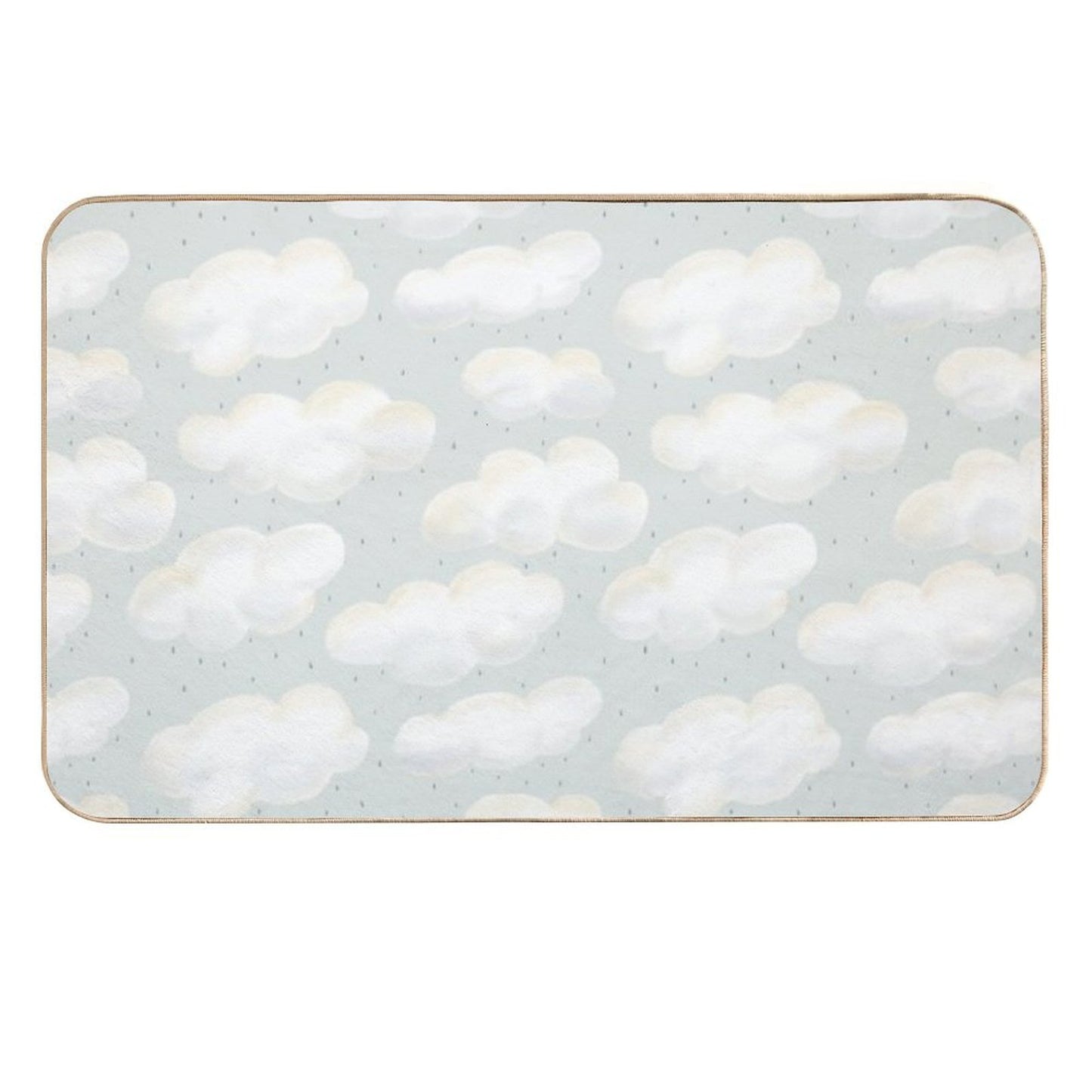 Clouds And Rain  Pet-Safe Bath Mat