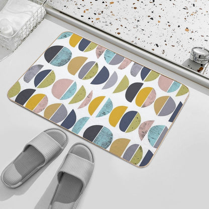 Mid Century Modern  Long-Lasting Bath Mat