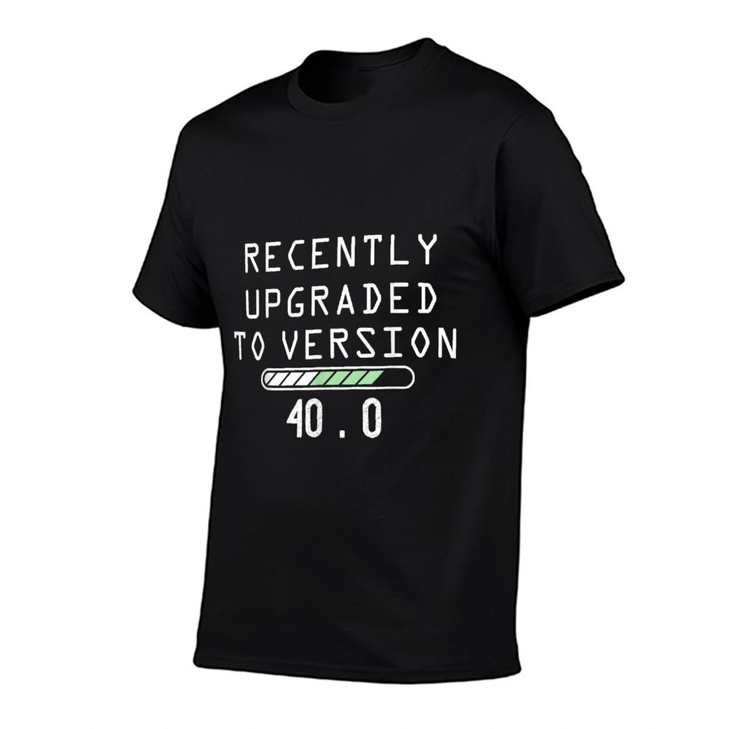Recently Upgraded To Version 40.0 Funny 40th Birthday  Oversized Silhouette T-Shirt