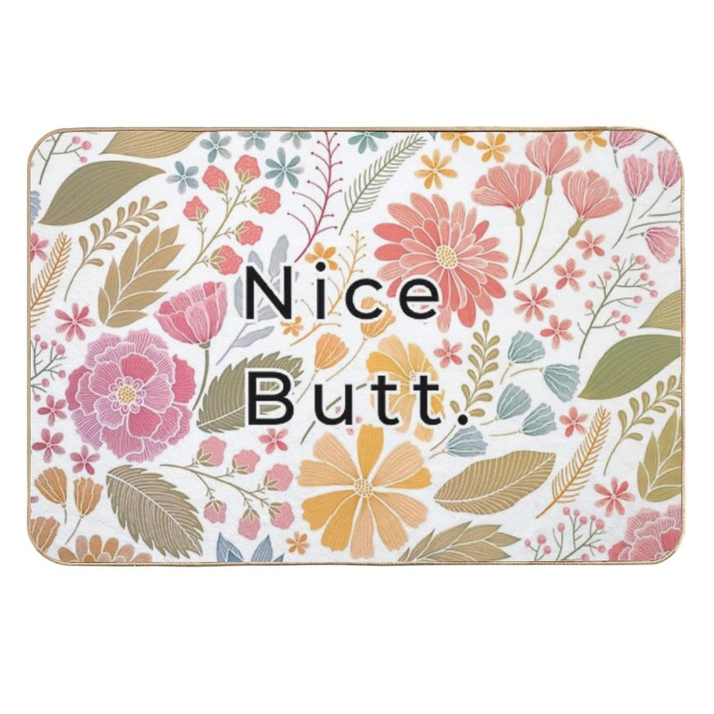 Nice Butt.  Versatile Bath Mat