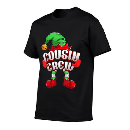 Christmas Cousin Crew Elf Ugly Matching Family  Stretchy T-Shirt