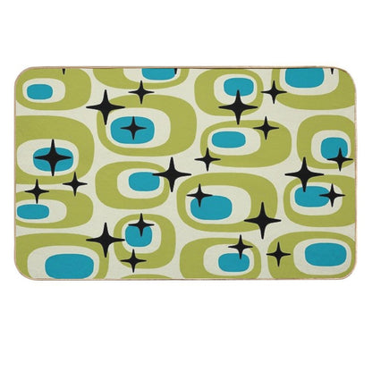 Mid Century Modern Atomic Sparkles 722  Odorless Bath Mat