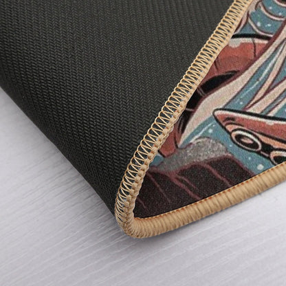 Takoyaki Attack Black Version  Stain-Proof Bath Mat