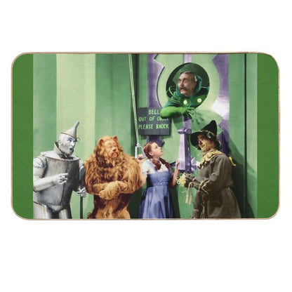 Wizard Curtain  Oz Dorothy Tin  Man  Rarity Mask Still Wizard Oz Digital Colorized Print  Anti-Trip Bath Mat