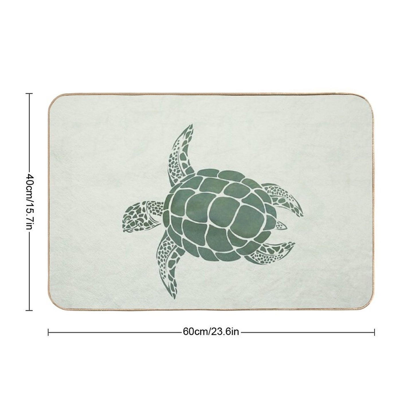 Sea Turtle  Eco-Friendly Bath Mat