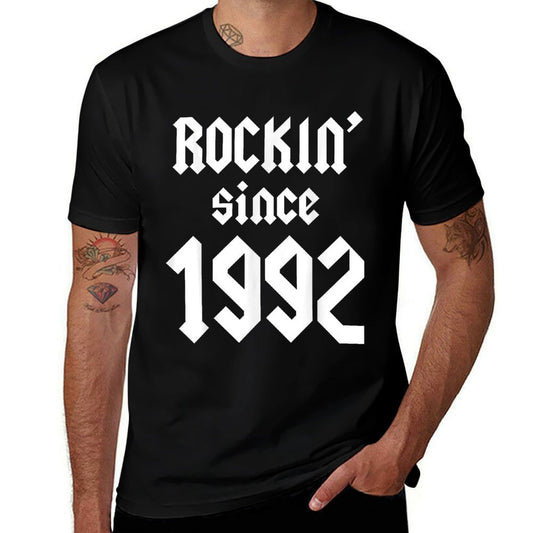 30 Birthday Decorations Men Women 1992 BDay 30th Birthday  Fade-proof Color T-Shirt