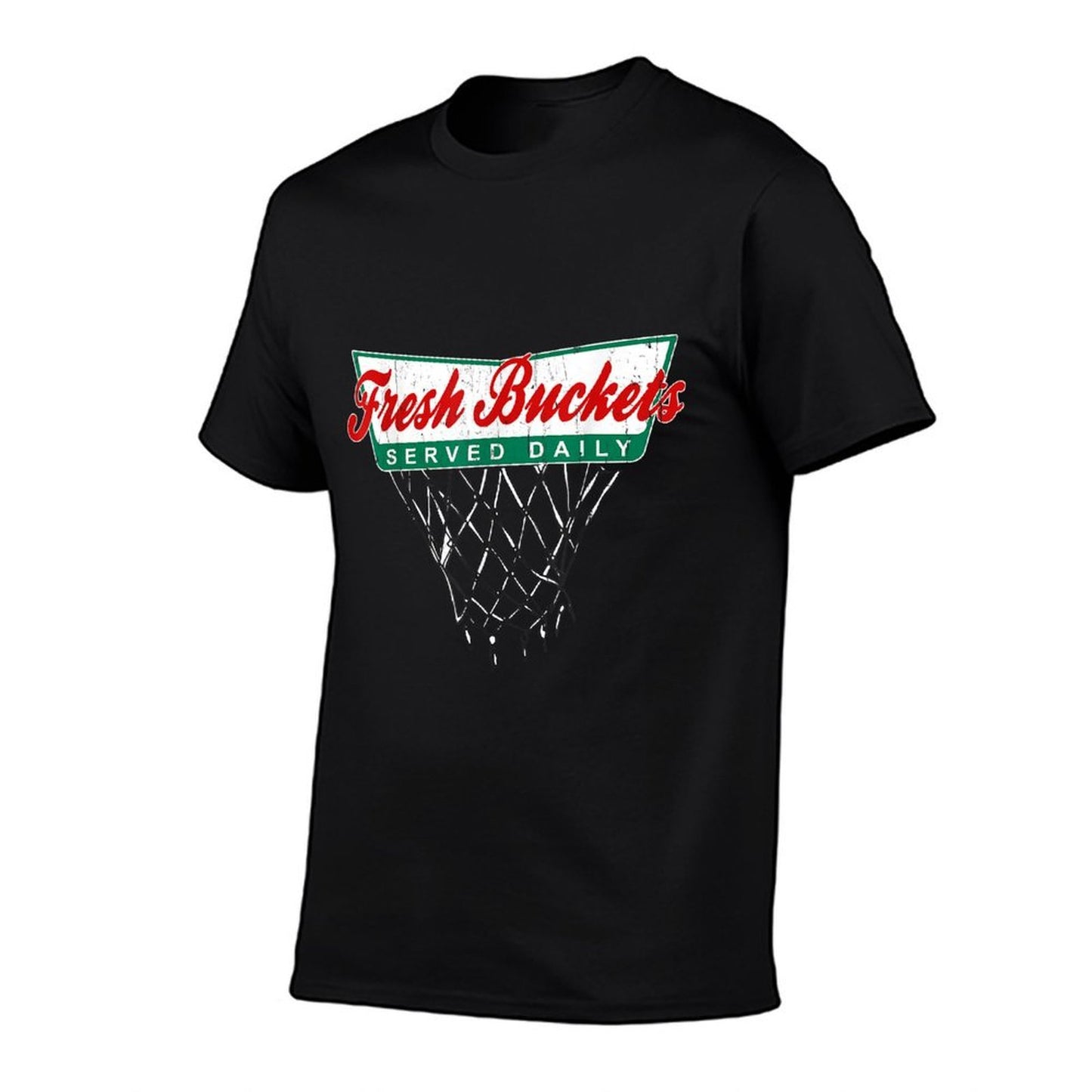 Basketball Player Fresh Buckets Served Daily Bball  Slim-fit Cut T-Shirt