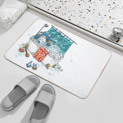 Time for A Bath!  Dirt-Trapping Bath Mat