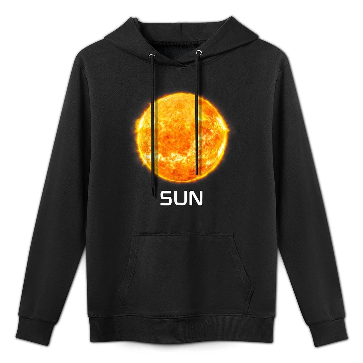 Solar System Planet Sun Outer Space Medium-Weight Fabric Hoodie