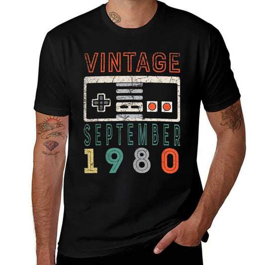 Vintage September 1980 40th Birthday 40 Year Old  Affordable Price T-Shirt