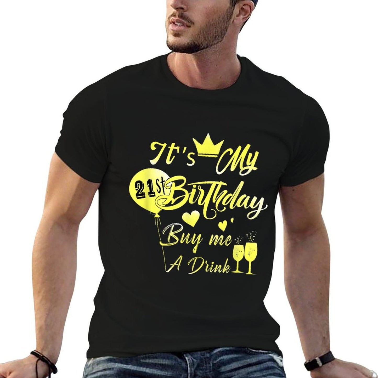 It's My 21st Birthday Buy Me A Drink  Classic T-Shirt