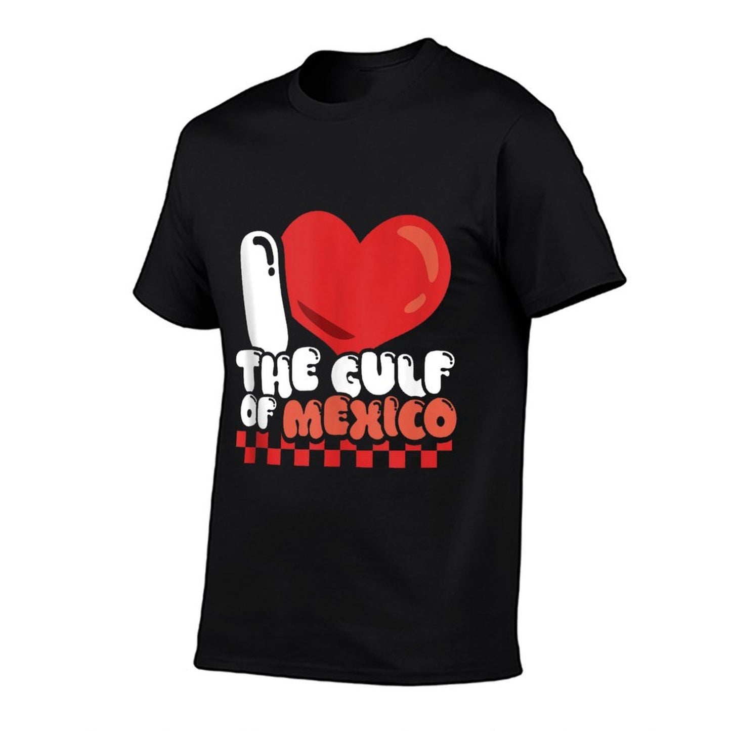 I Heart I Love The Gulf of Mexico USA America Meme Funny  High-quality Stitching T-Shirt