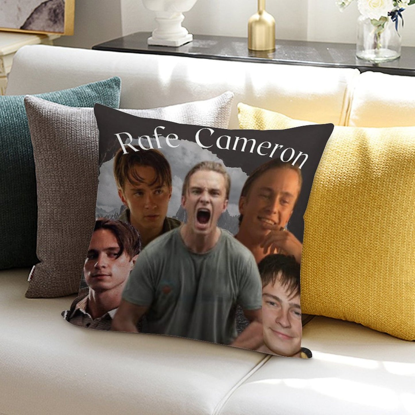 Rafe Cameron Soft Washable Throw Pillow
