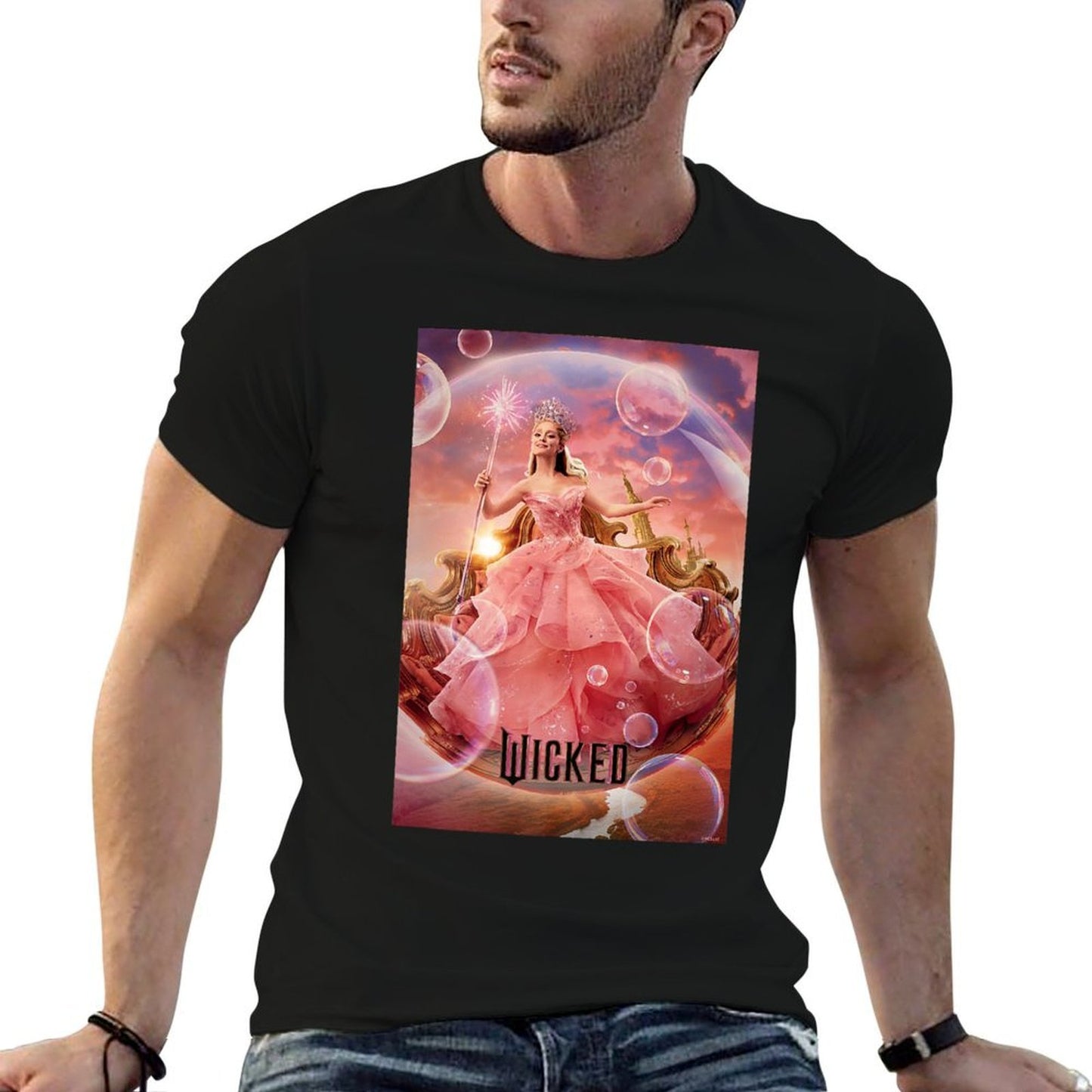Wicked Glinda Bubble Poster Premium  Durable T-Shirt
