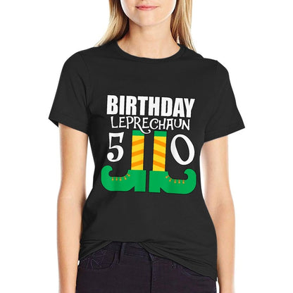 St. Patrick's Day Leprechaun 50th Birthday  Wrinkle-resistant T-Shirt